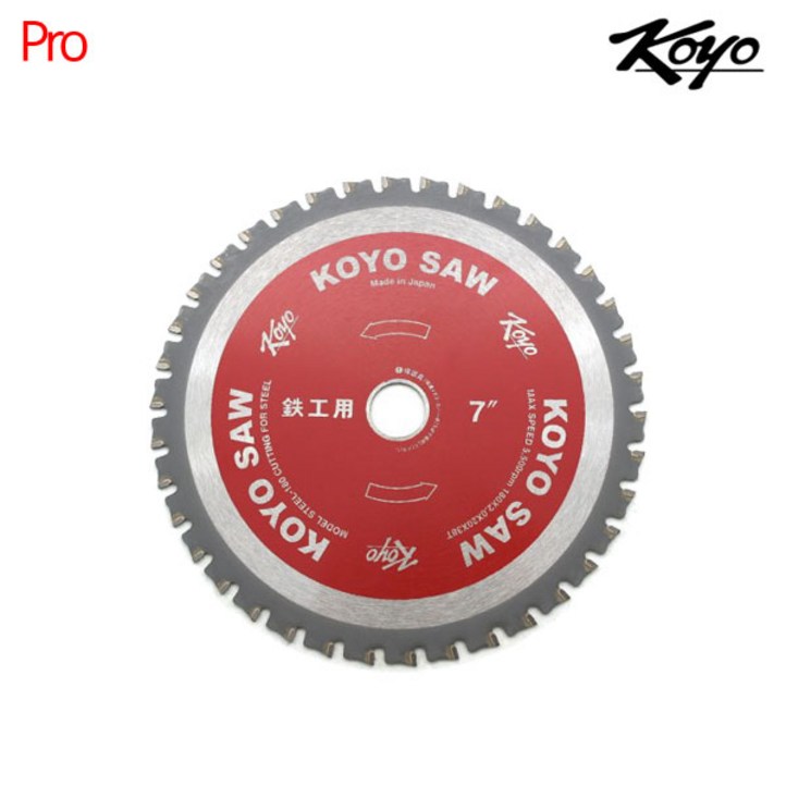 KOYO STEEL180 코요 금속용 원형톱날 7인치 외경180 X 날두께2.0 내경19 날수38 KOYO STEEL180 코요 금속용 원형톱날 7인치 외경180 X 날두께2.0 내경19 날수38