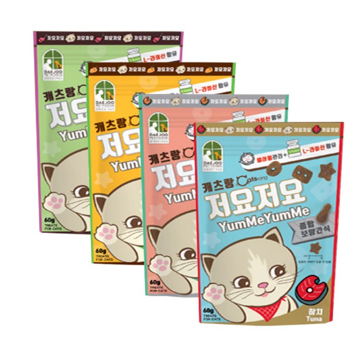 캐츠랑 저요저요 고양이 보양간식 4종세트 참치연어닭고기양고기, 닭고기. 양고기. 연어. 참치, 60g, 3세트 캐츠랑 저요저요 고양이 보양간식 4종세트 참치연어닭고기양고기, 닭고기. 양고기. 연어. 참치, 60g, 3세트