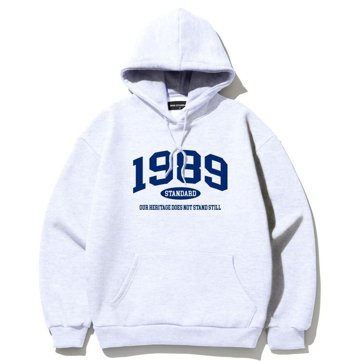 국내정품1989스탠다드 후드티 그레이 멜란지화이트 블랙 네이비