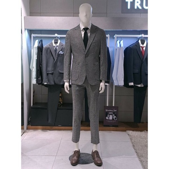 트루젠트루젠 트루젠 여름셋업 브라운투톤 스판 남자 수트세트 2222JKPL043013 P003636336 1869482