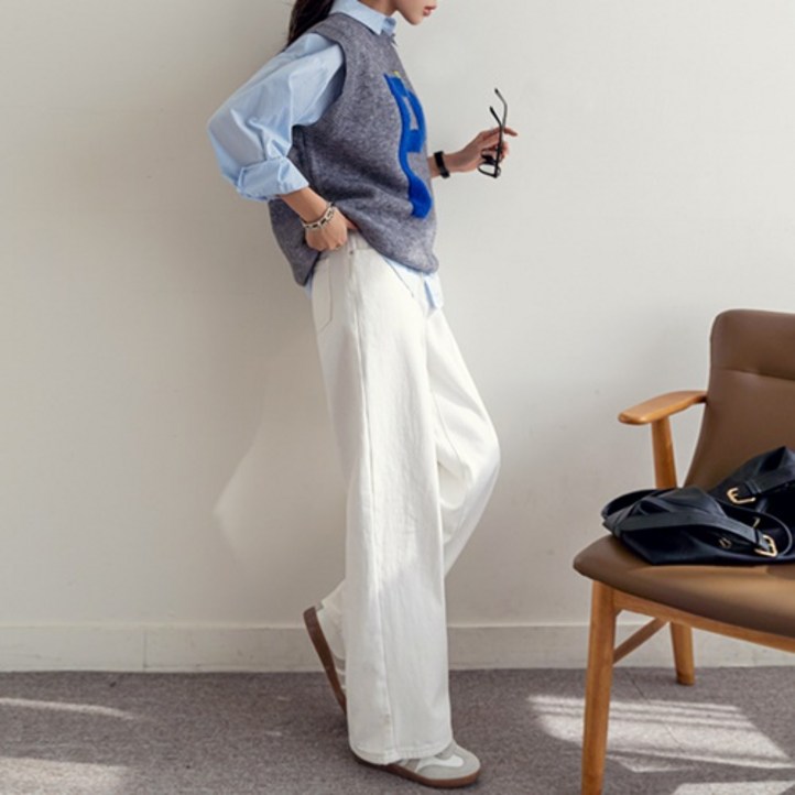 나크21 S2XL 2타입 피치기모 와이드 팬츠 DM44P16