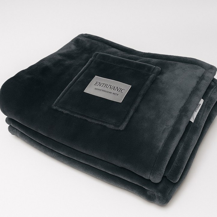 브리솔 프리미엄 극세사 전기담요 전기요 이불 온열 무릎 캠핑 유무선 전기담요, 다크그레이