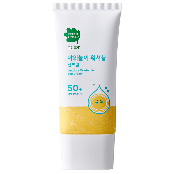 그린핑거 야외놀이 워셔블 선크림 SPF50 PA, 1개, 80ml