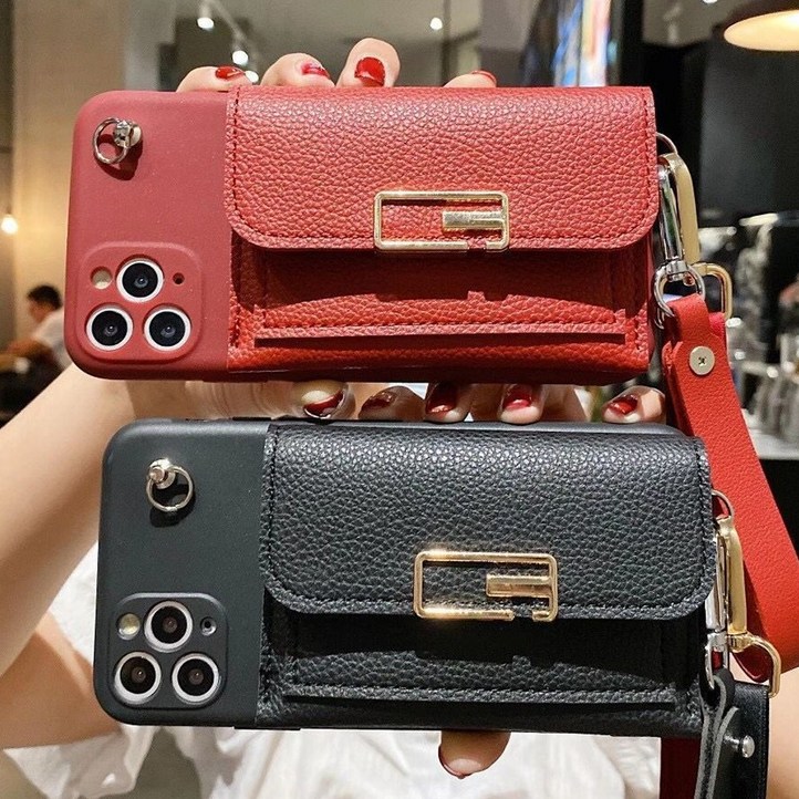 사은품갤럭시 와이드6 A23 A33 A32 단색 카드 수납 지갑 목걸이 스트랩 세트 심플 실리콘 케이스