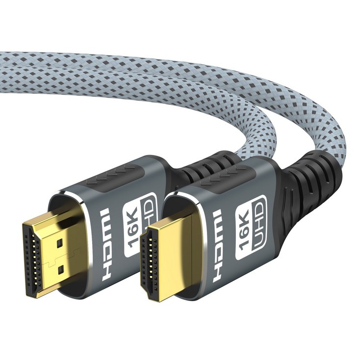 HDMI 2.2 케이블 16K 모니터 96Gbps HDMI선 2.2v 60Hz HDCP 모니터 고화질, 2m, 1개