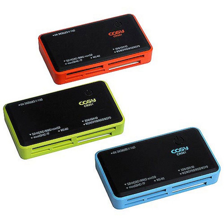 COSY F패널 카드 리더 라이터, CR981, 오렌지, 오렌지 M210549