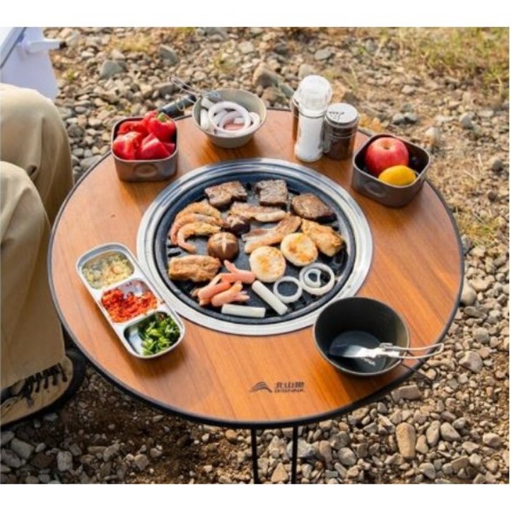 [당일발송] 화로+테이블 +가방 세트상품 화로대 캠핑 바베큐 화롯대 접이식 원형 야외 테이블