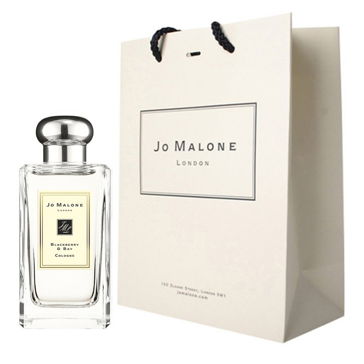 조말론 블랙베리 앤 베이 코롱 쇼핑백, 1개, 100ml 조말론 블랙베리 앤 베이 코롱 쇼핑백, 1개, 100ml