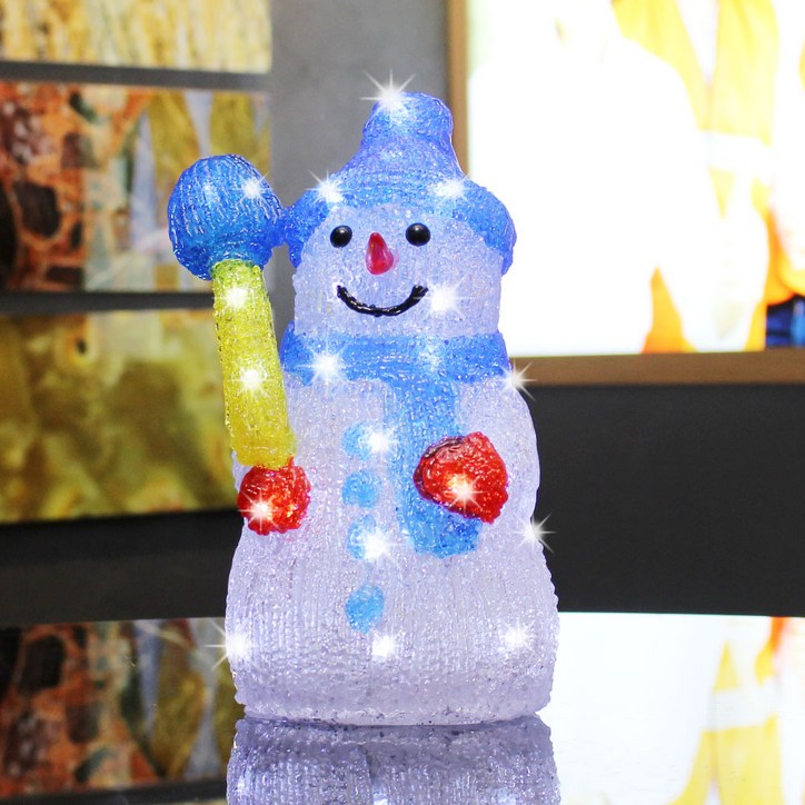 크리스마스 장식 소품 LED 무드등 조명 조형물 눈사람인형 사슴인형 곰인형
