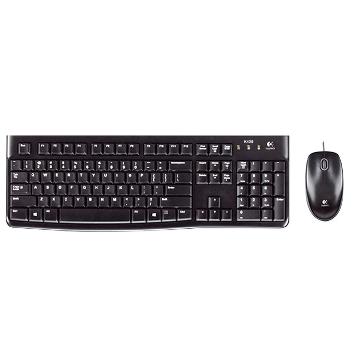 로지텍 데스크탑 유선 키보드 마우스 세트 MK120 New 로지텍 데스크탑 유선 키보드 마우스 세트 MK120 New