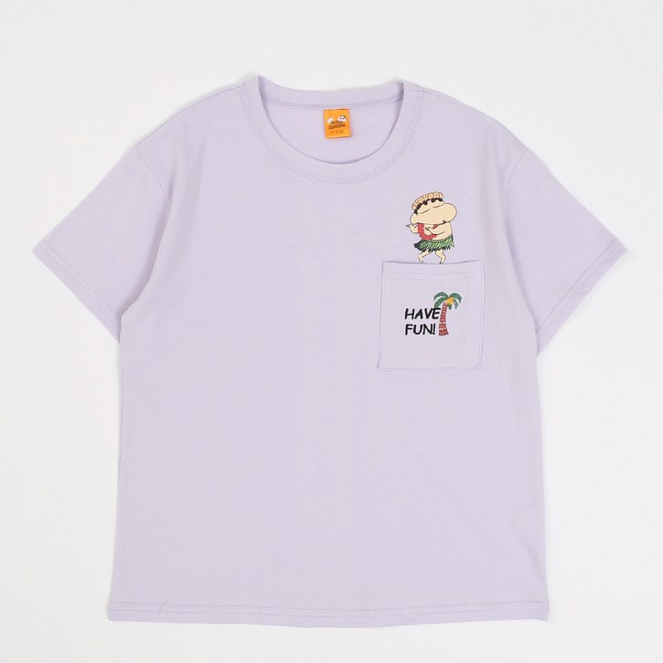 헬로아이 아동용 하와이 짱구 포켓 티셔츠
