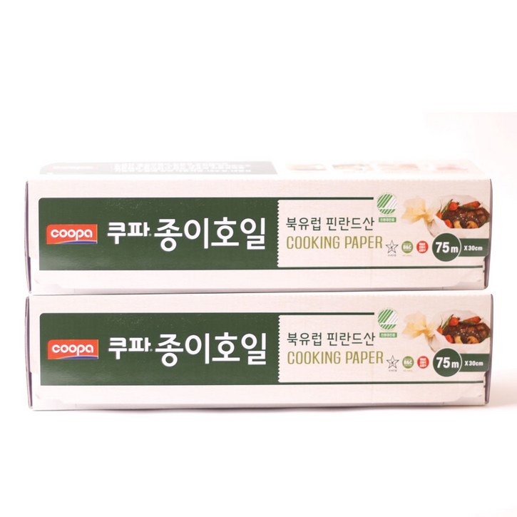 쿠파 종이호일 30cm x 75m, 2개