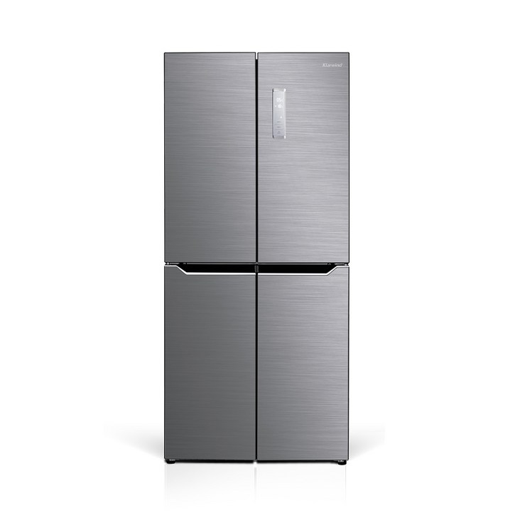 캐리어 클라윈드 피트인 4도어 냉장고 CRFSN420MFC 418L 방문설치, 실버 메탈, CRFSN420MFC 7