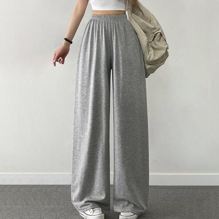 위드후이린 여성용 쫀득찰랑 와이드 트레이닝 밴딩 팬츠