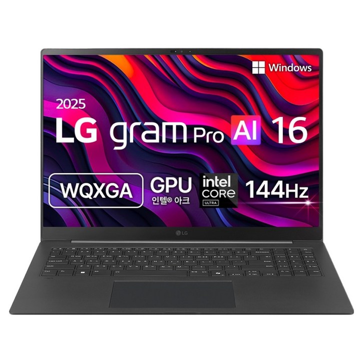 LG전자 2025 그램 프로 AI 16 코어Ultra5, 메타 그레이, 256GB, 16GB, WIN11 Home, 16Z90TS-GS50K
