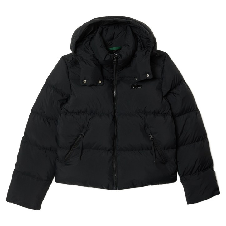 라코스테 여성용 숏 다운 푸퍼 BF739155N