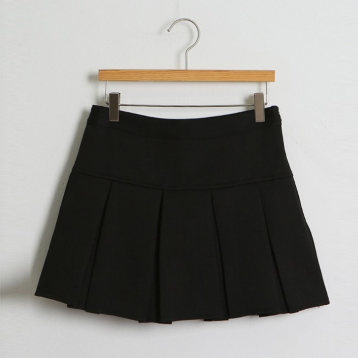 바닐라민트 여성용 프레피 플리츠 스커트