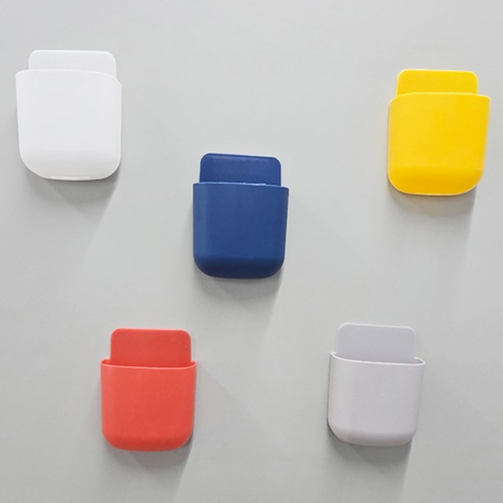 디오셀 무타공 접착식 다용도 리모콘 휴대폰 거치대, 랜덤발송, 5개