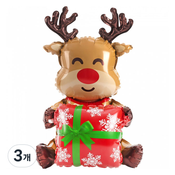 조이파티 세우는 은박풍선 선물루돌프 57cm