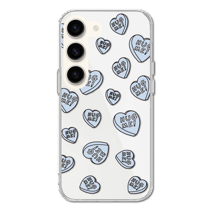 이루다 허그미 크리스탈 투명 젤리 휴대폰 케이스