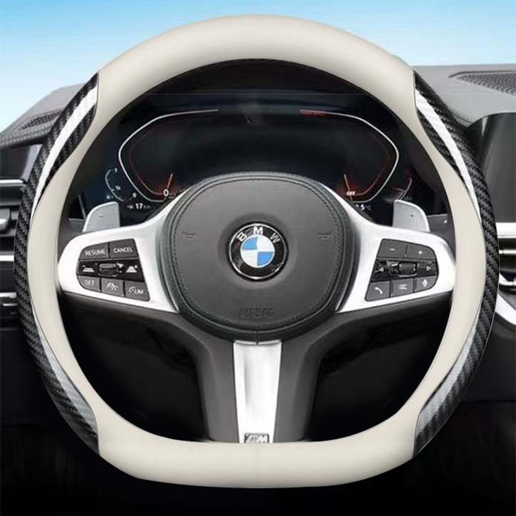 BMW 전차종 호환 프리미엄 나파 가죽 카본 핸들커버