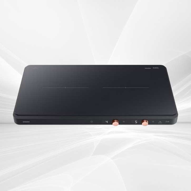 삼성전자 2구 인덕션  NZ62DG300CFK 더플레이트 블랙 프리스탠딩 1인용 휴대용