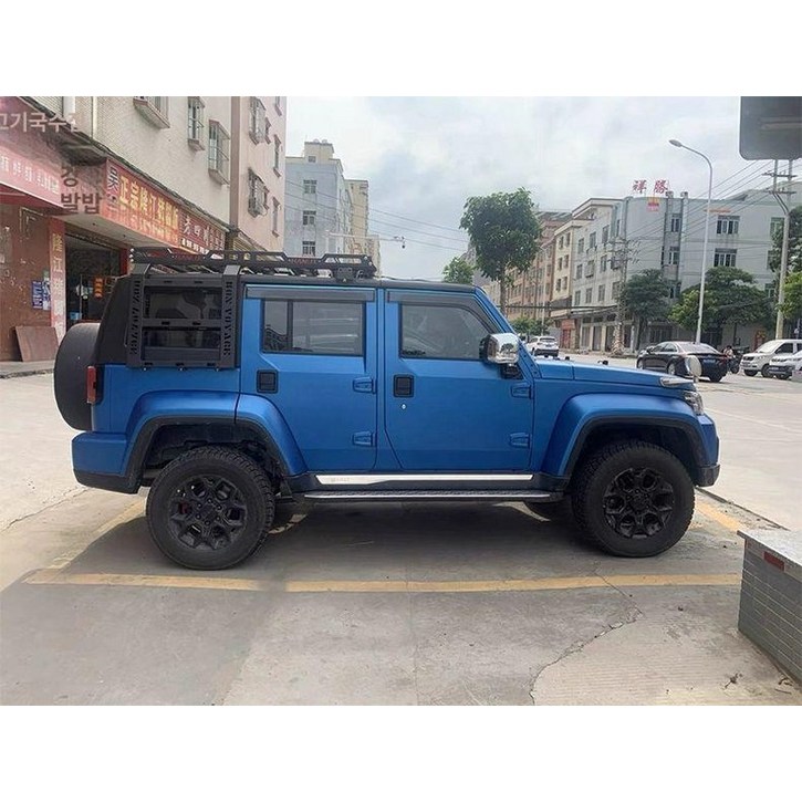 지프 랭글러 루프랙 사다리 캐리어 jl 바스켓 jk 지붕 알루미늄 개조 카고 장착 블랙