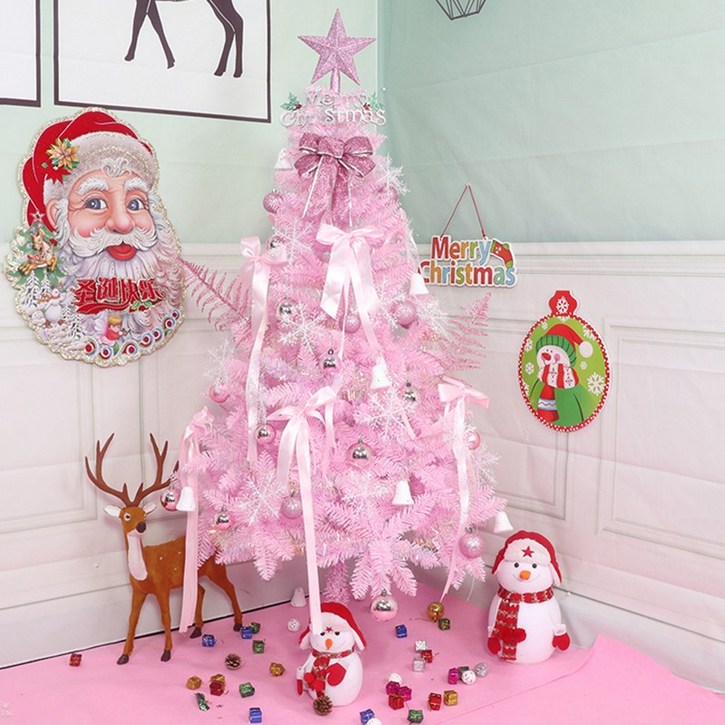 트리 핑크 크리스마스트리 풀세트 웨일러 Christmas tree 1
