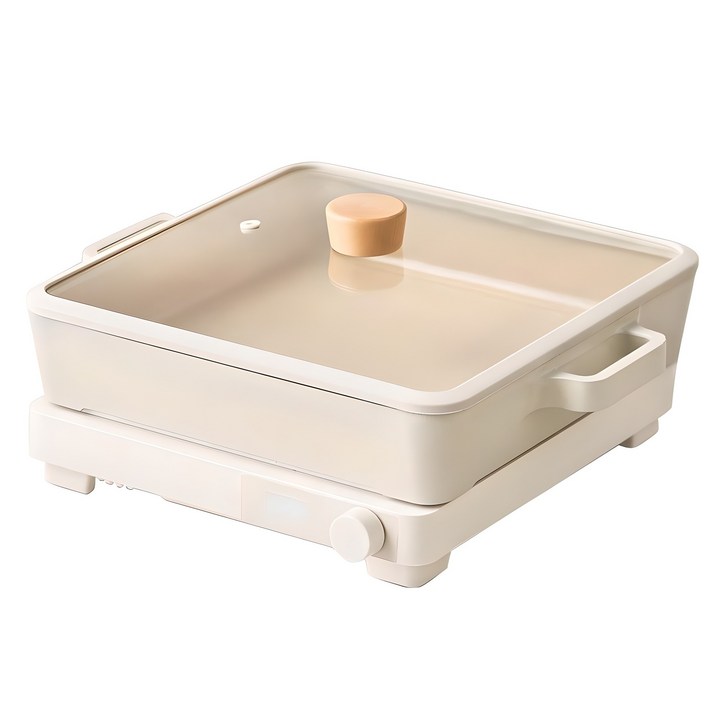 네오플램피카 인덕션 사각 전골팬  사각 다이얼 인덕션 2종 세트