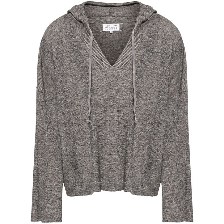 메종 마르지엘라 V넥 니트 후디