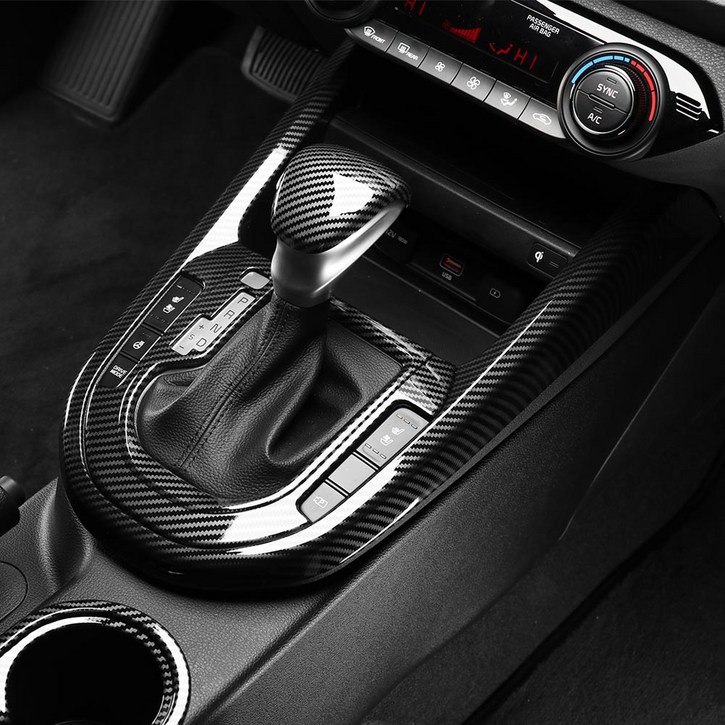 카스타 호환 올뉴 더뉴 K3 GT 튜닝 용품 기어패널 커버 차량 악세사리