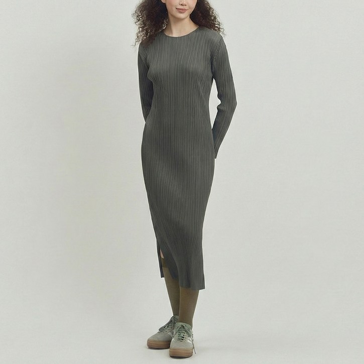 [피네플리츠] 베이직 롱 원피스 (3 Color)