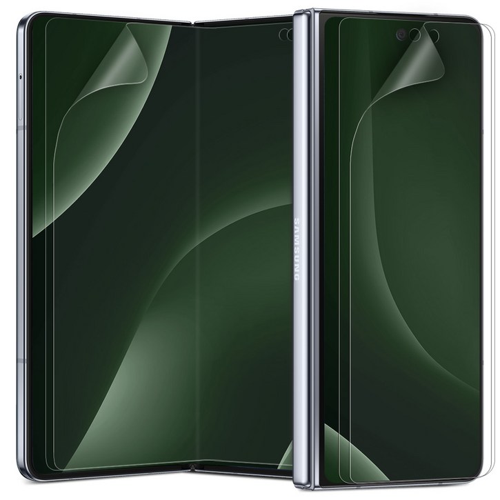 다이아큐브 갤럭시 Z플립3 4 5 6 7 7FE Z폴드2 3 4 5 6 7 SE 반사방지 지문방지 TPU EPU 자가복원 전면 내면 세트 액정보호필름, 가이드툴제공 간편부착