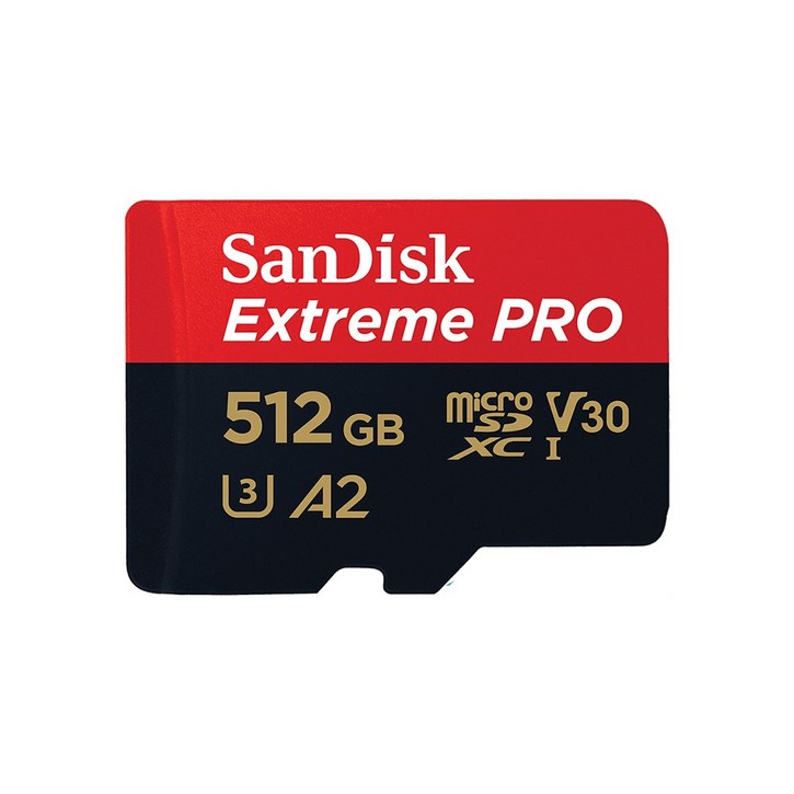 SanDisk Extreme Pro 마이크로SD카드 200MBs 512GB SD어댑터 SanDisk Extreme Pro 마이크로SD카드 200MBs 512GB SD어댑터