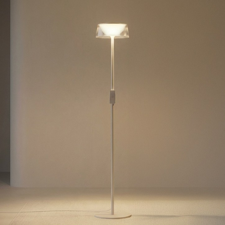 르엘 LED 거실 무드등 스탠드 조명, 화이트