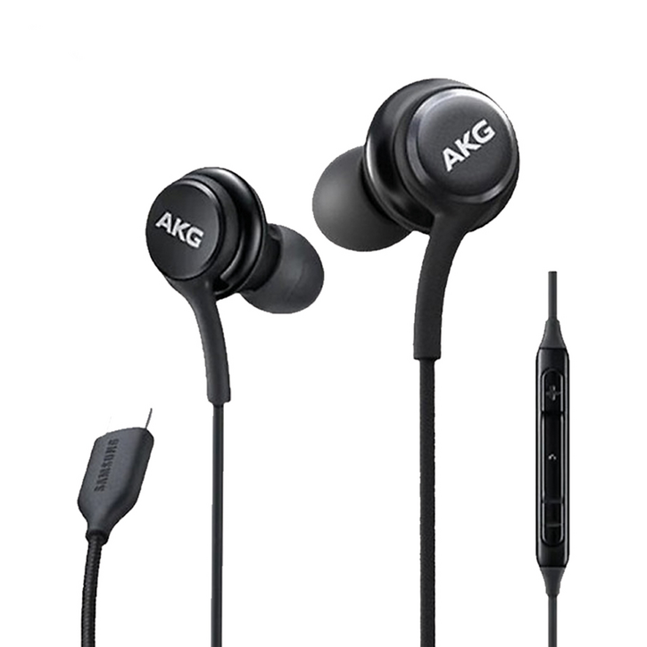 이어폰 블랙 갤럭시 S25 S21 S23 S24 노트20 스마트폰 게임용 인강용 AKG C타입 삼성 호환, CTYPE 이어폰 블랙