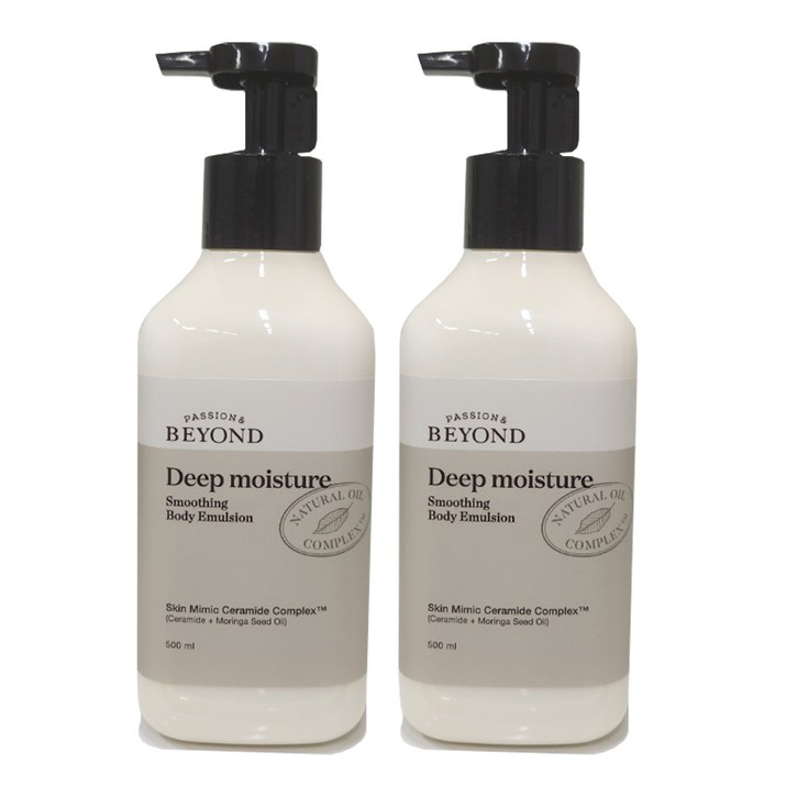 비욘드 딥 모이스처 바디 에멀전, 500ml, 2개 비욘드 딥 모이스처 바디 에멀전, 500ml, 2개