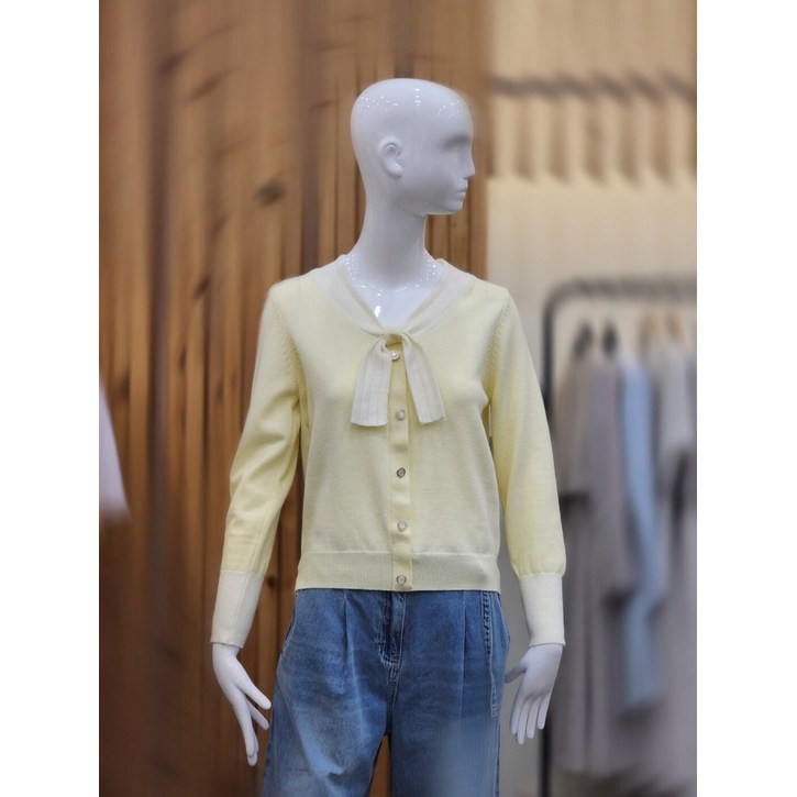 케네스레이디 리본 배색 가디건(EVPOPB7000)_DJ
