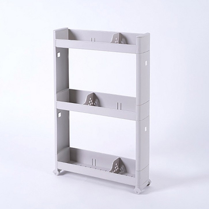티렉스캐스터 틈새 트롤리 이동식 선반 카트 13cm 18cm 33cm 36cm, 13cm 3단 틈새 트롤리 티렉스캐스터 틈새 트롤리 이동식 선반 카트 13cm 18cm 33cm 36cm, 13cm 3단 틈새 트롤리