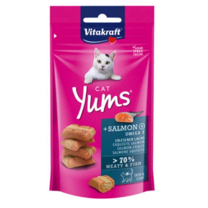 비타크레프트 캣얌 고양이 스낵, SALMON (연어), 40g, 5개