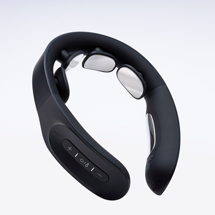 마이트렉스 DR.HEAT NECK 닥터 히트넥 360도 EMS 온열 휴대용 목 마사지기, Black, 1개