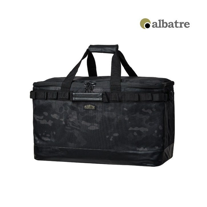 알바트레 캠핑/낚시용 68L 대용량 멀티 컨테이너 백/일본 알바트레 정품/캠핑용품/캠핑필수, AL-OB101 48L 컨테이너 블랙캐모, 1개