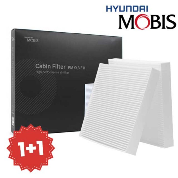 11 현대모비스 자동차 에어컨 필터 순정형, 1세트, 4번