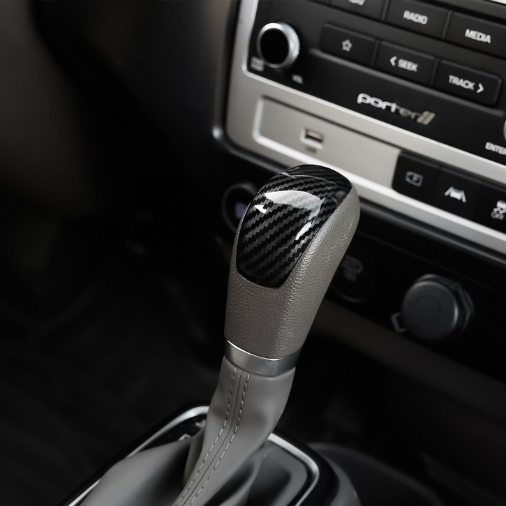 카우라 포터2 LPG EV 기어봉 커버 카본 몰딩 실내 튜닝 용품 2025 2026년형