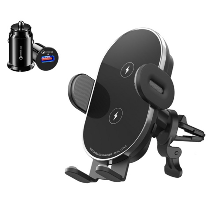 PYHO 차량용무선충전거치대 자동센서기능 X1Pro+고속충전시거잭  z 플립6
