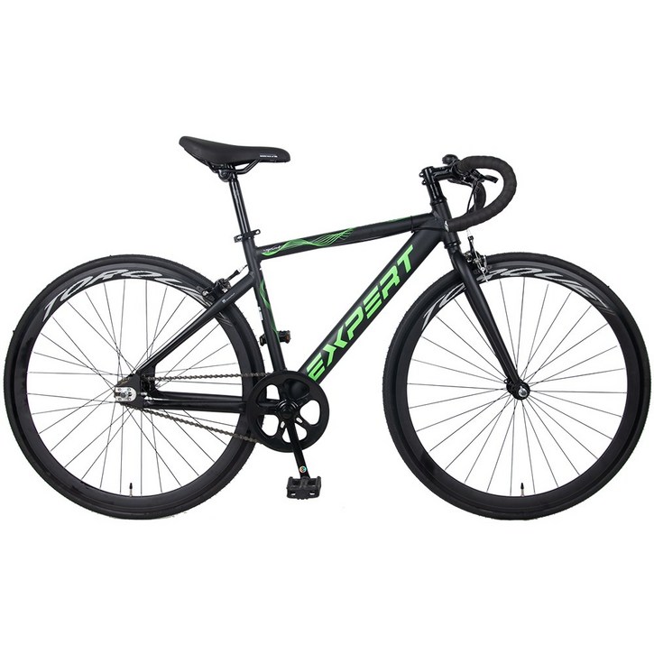 미조립박스 2025 삼천리자전거 엑스퍼트 700C 알루미늄 프레임 픽시 자전거, 1개, 164cm, 440네온그린