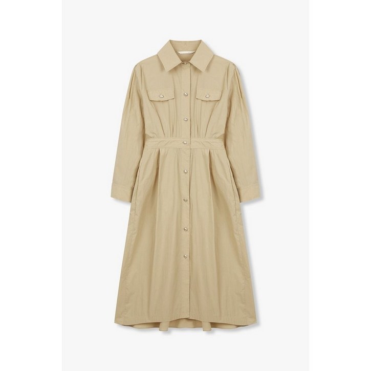 지컷 가을 원피스 GCUT 24버튼업 A라인 카라 원피스(7254337105)