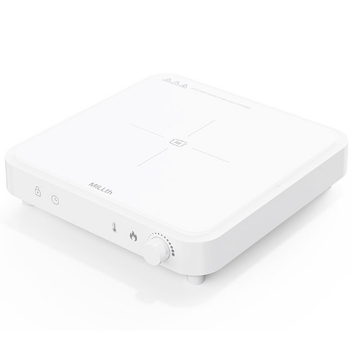 MILLth 고화력 인덕션 1구 전기레인지 2000W, 프리스탠딩, 1
