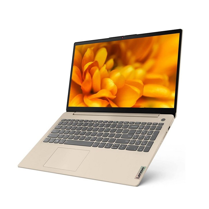레노버 2021 노트북 15.6, Sand, ideaPad Slim3-15ALC R5 82KU, 라이젠5 4세대, 256GB, 20GB, Free DOS - 쇼핑앤샵