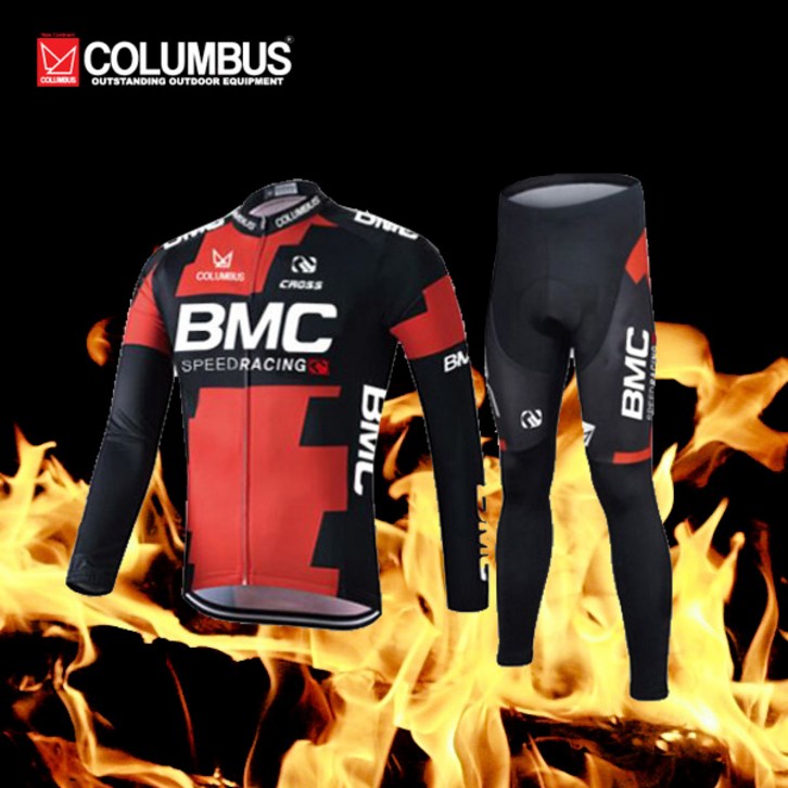 콜럼버스 BMC 겨울 기모 남녀공용 긴팔 자전거복 상하의 세트 콜럼버스 BMC 겨울 기모 남녀공용 긴팔 자전거복 상하의 세트
